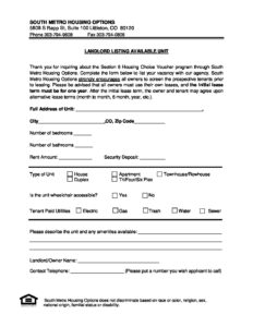 smho landlord survey section property